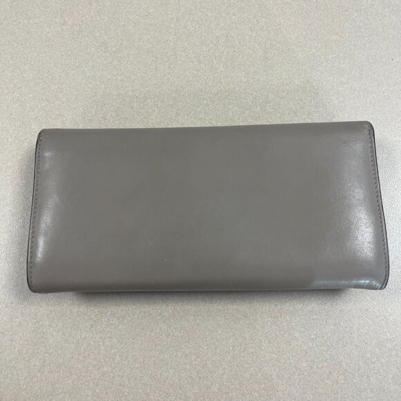 FENDI Peekaboo Leather Continental Wallet w/Turnlock - Greige - Preowned - Picture 2 of 15